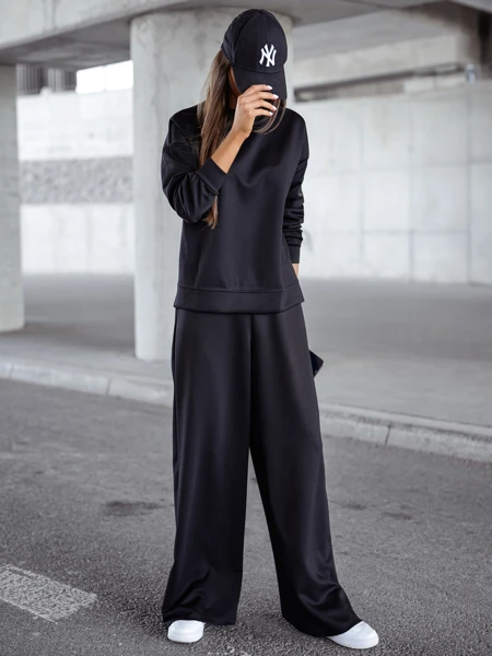 Royalfashion Дамски вискозен комплект спортен екип FlowFit