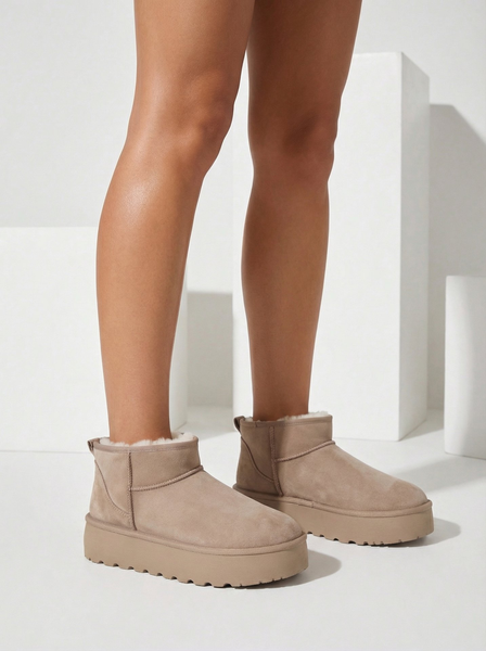 Royalfashion Дамски ботуши за сняг на платформа a'la Dagodo