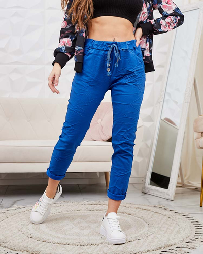 Royalfashion Дамски панталони от плат