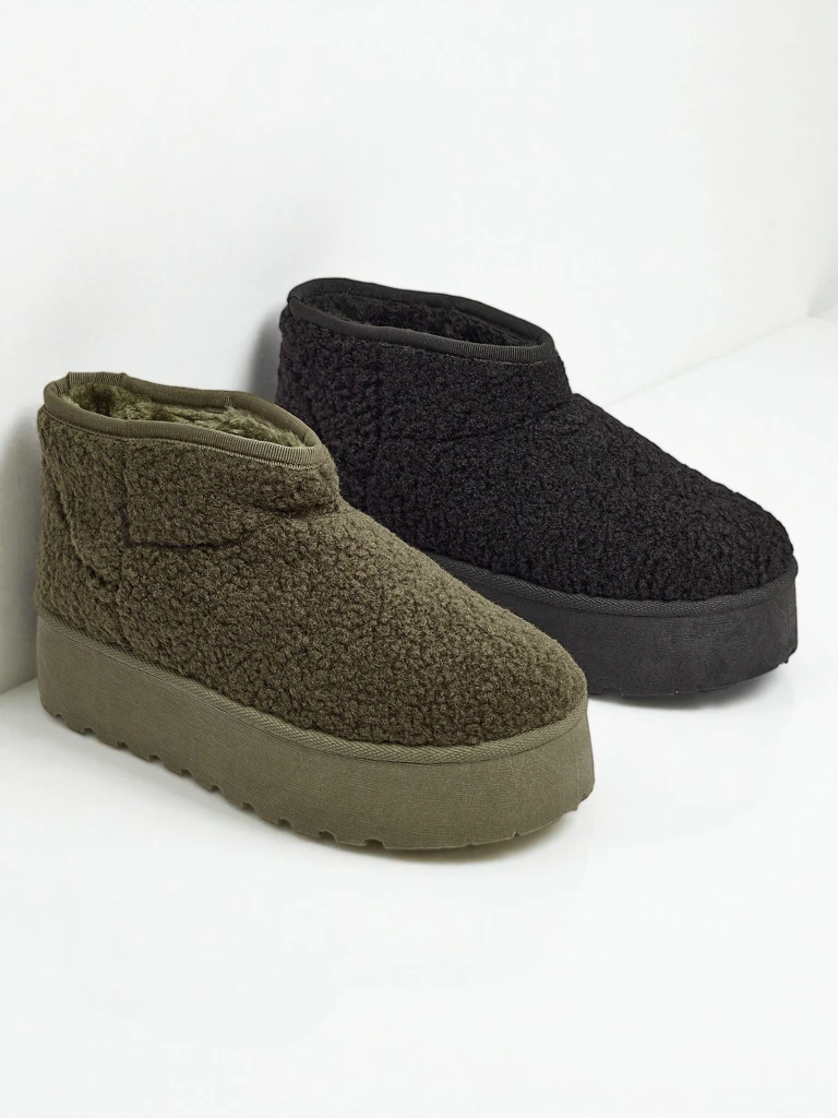 Къси дамски боти тип сноубутс Marellin