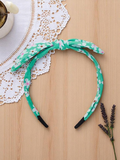 Royalfashion Лента за коса с панделка във флоринка цветя