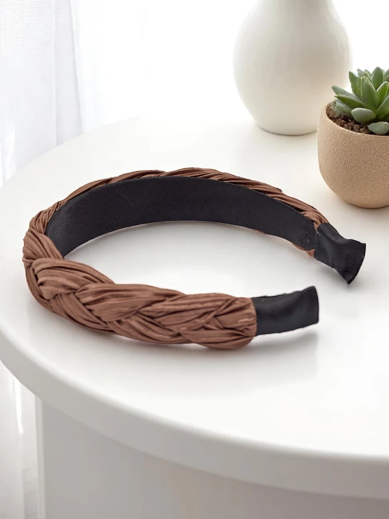 Royalfashion Сплетена нагърчена лента за коса Nina