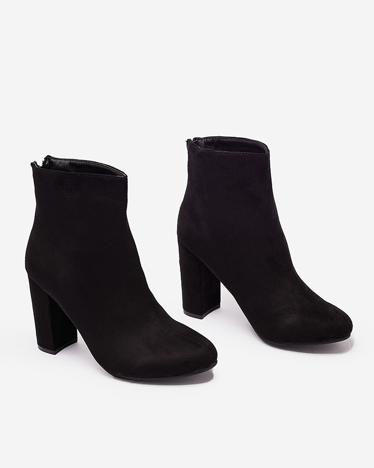 Royalfashion Черни дамски ботуши Reirasa