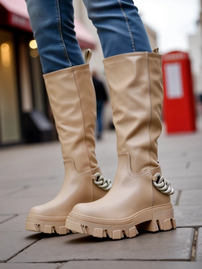 Royalfashion Дамски високи ботуши Defesisa