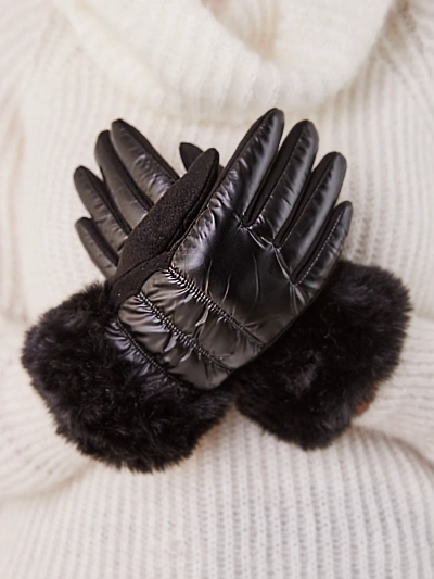 Ръкавици за жени на Royalfashion с кожена яка
