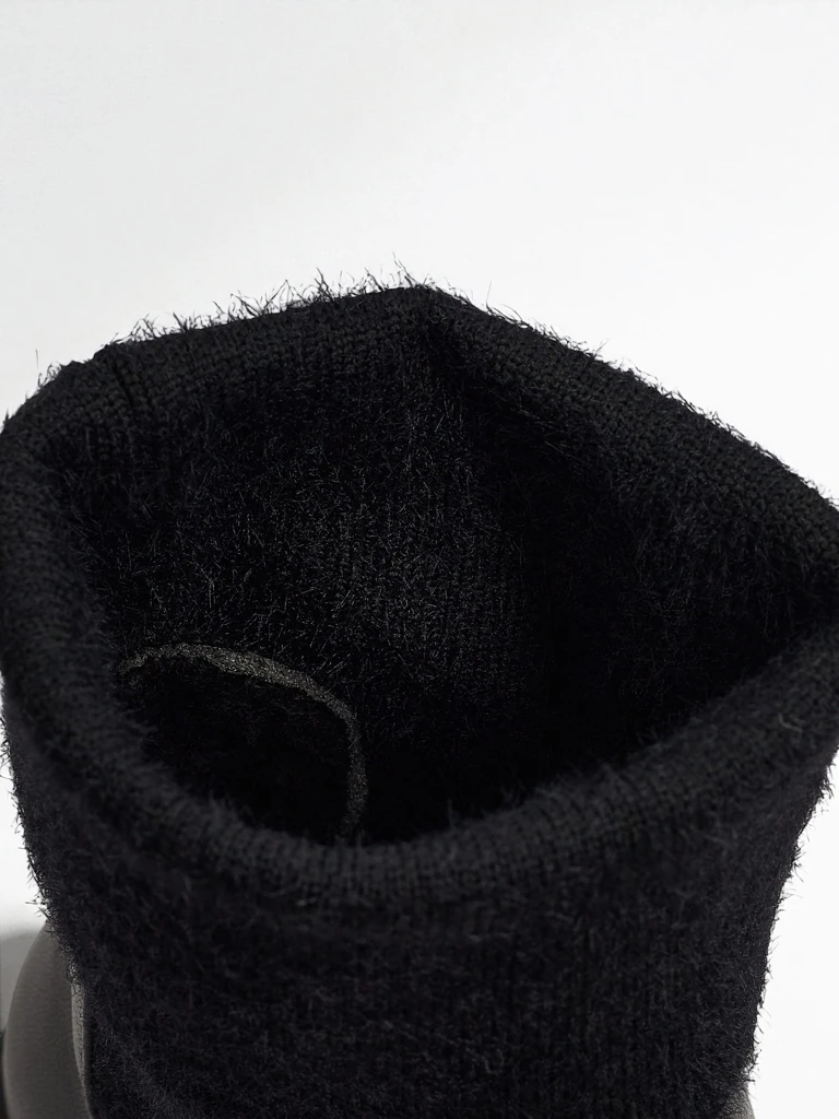 Дамски еко кожени боти с пух Kesy