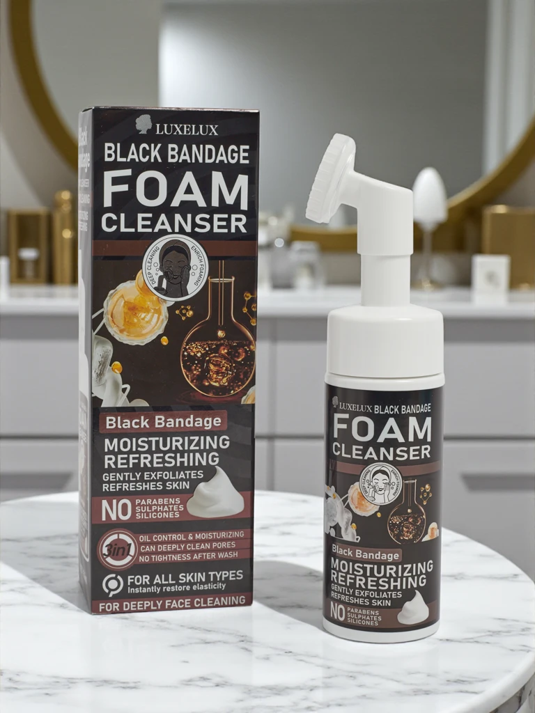 Aurelia Black Bandage Пяна за измиване на лице 150 ml - Хидратираща
