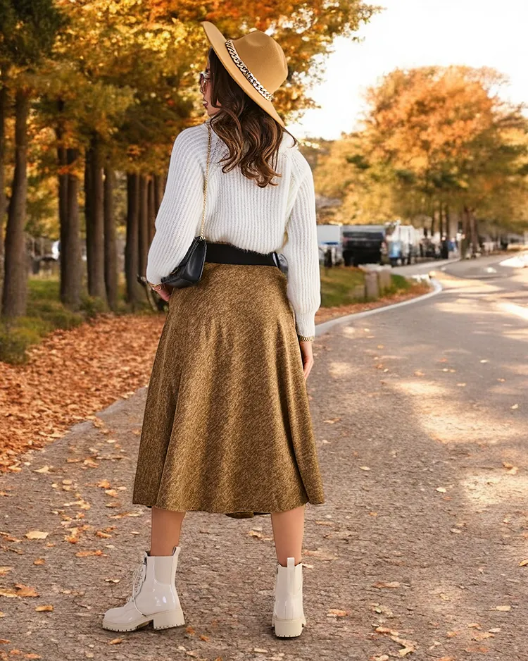 Дамска миди пола на Royalfashion