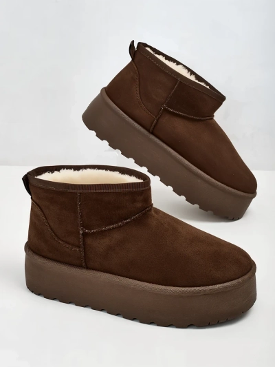 Royalfashion Дамски ботуши за сняг на платформа a'la Dagodo