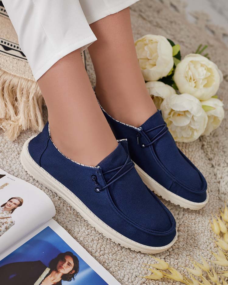 Royalfashion Дамски полуобувки с дантела Reptess