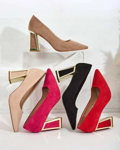 Royalfashion Дамски обувки с декоративен ток Badilla