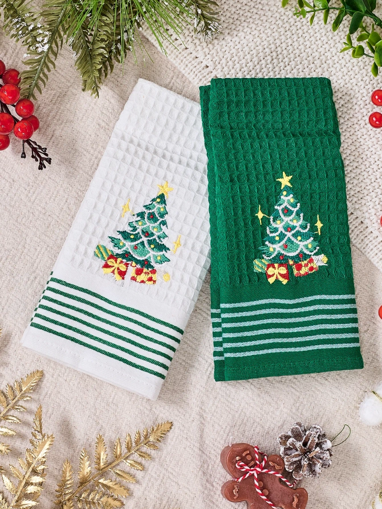 Празничен комплект кърпи Royalfashion Щастлива Нова година