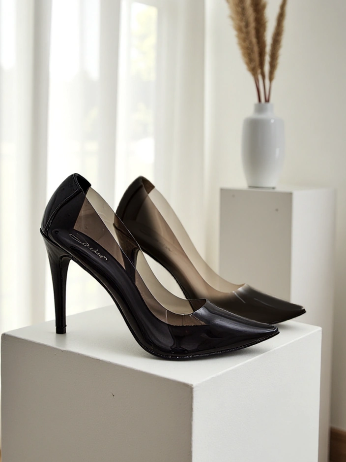 Роялфешън Прозрачни дамски токчета Selqoa