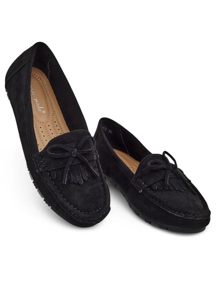 Royalfashion Женски мокасини от еко велур Etette