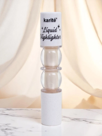 Течен хайлайтър за лице с четка Pearl Glow