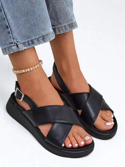 Royalfashion Дамски сандали на дебела подметка Riva Star