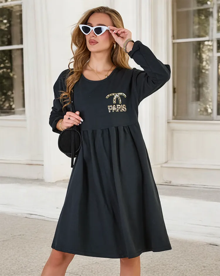 Royalfashion Дамска рокля от плат