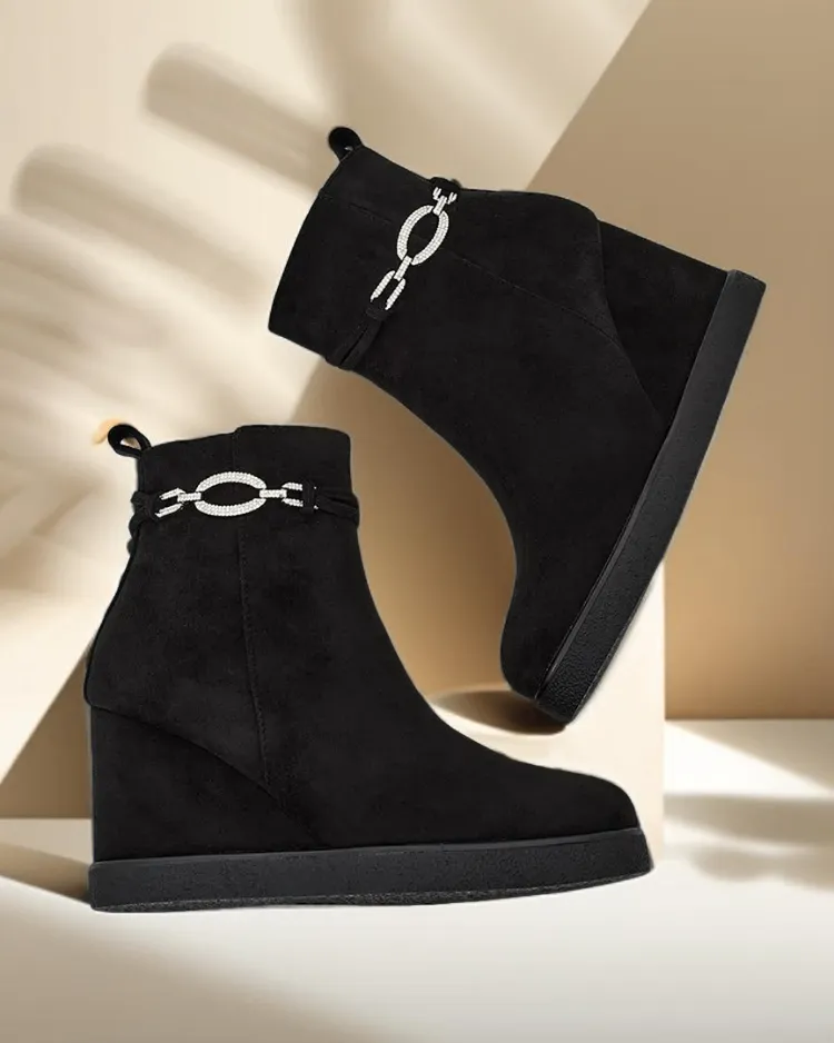 Royalfashion Дамски ботуши Nerri на токчета