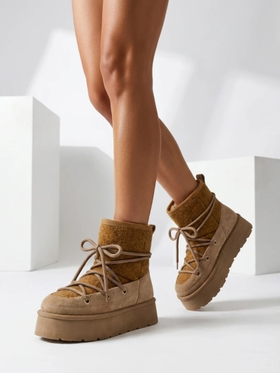 Royalfashion Дамски ботуши за сняг Filori с дантела