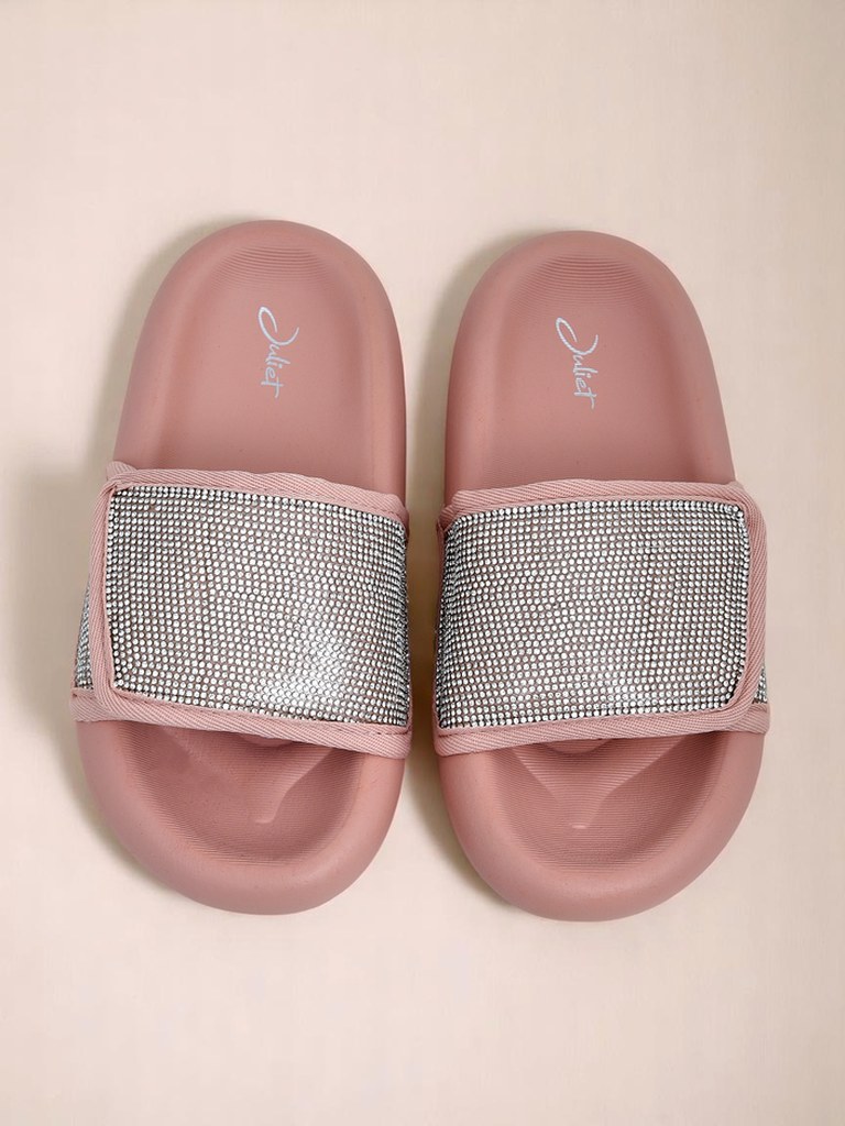 Royalfashion Дамски чехли на плоска подметка Sparkle Step