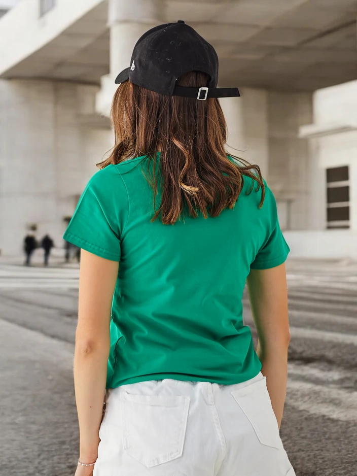 Royalfashion Дамска памучна тениска Заек Кажи Буди истински