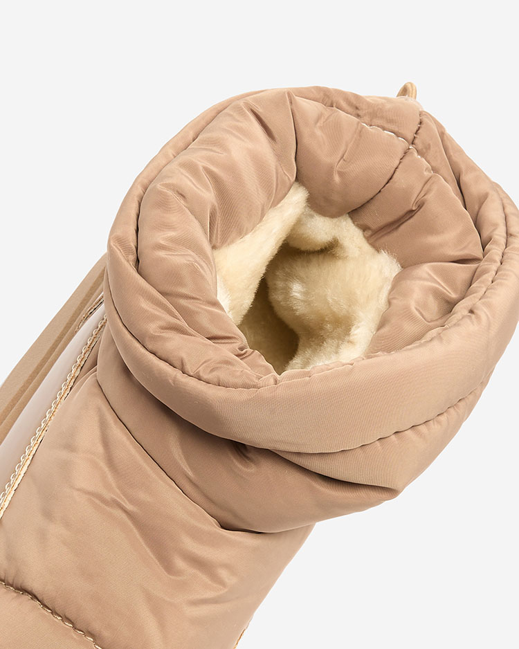 Royalfashion Дамски ботуши за сняг в кафяв цвят Ademra