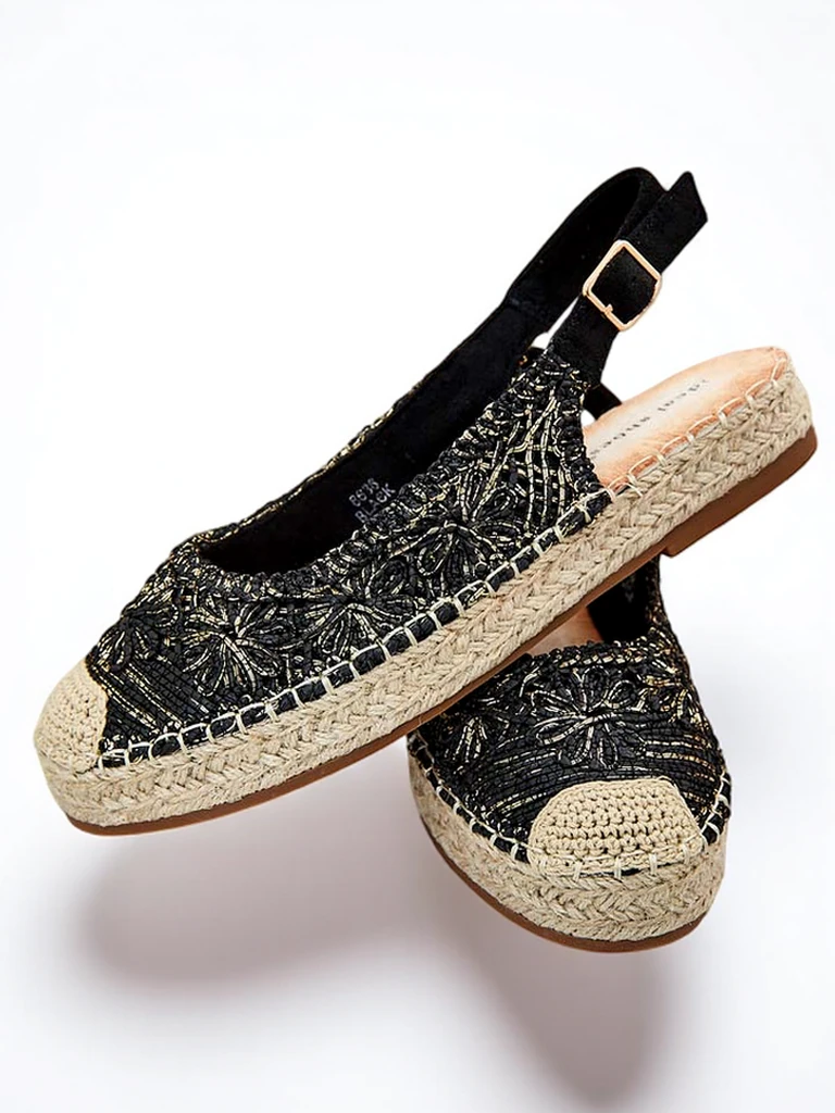 Royalfashion Дамски еспадрили с декоративна бродерия
