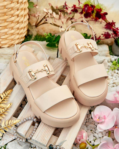 Royalfashion Дамски сандали на платформа от екокожа Avemil