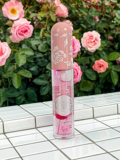 Блясък за устни с брокат, променящ цвета си