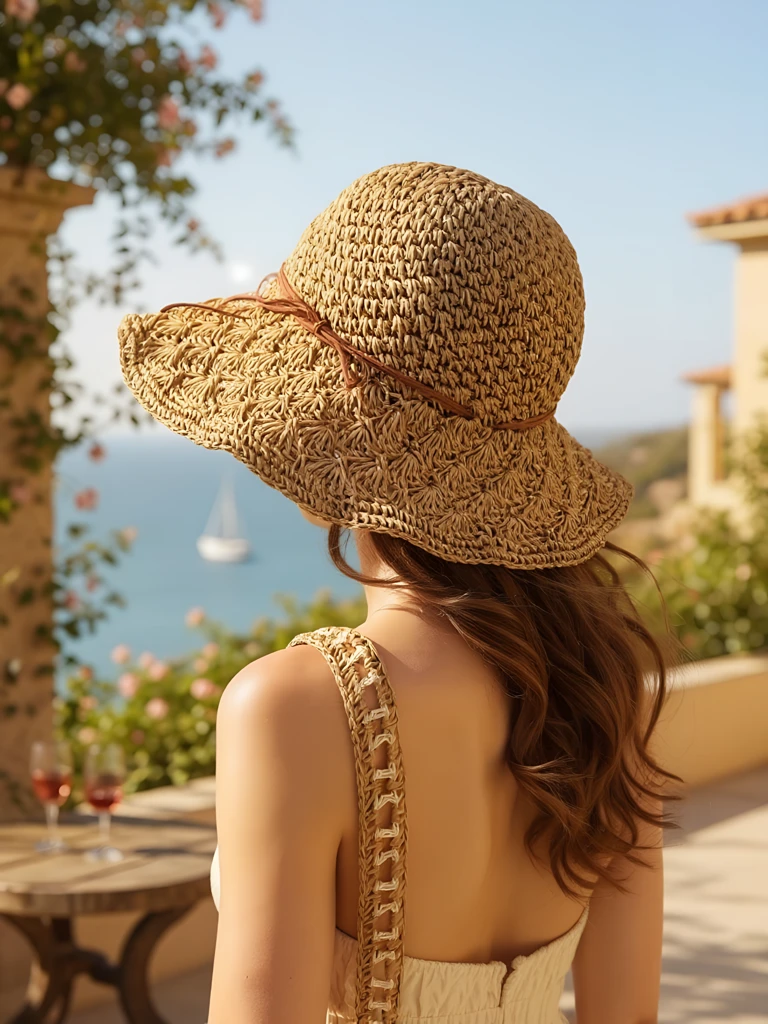 Royalfashion Дамска сламена шапка Whisper Bow