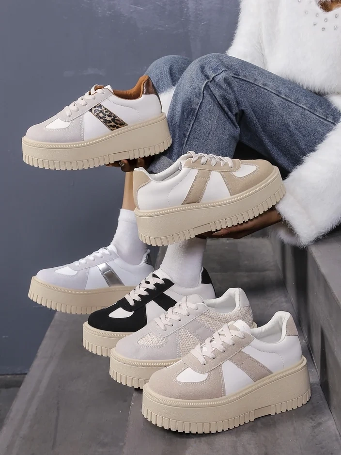 Royalfashion Дамски платформи Кецове Venusoe