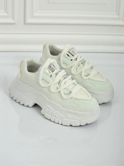 Дамски сникърси Artemisia Bianca на платформа от екологична кожа 6,5 см