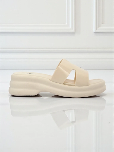 Royalfashion Дамски чехли на по-дебела подметка Nova Gloss