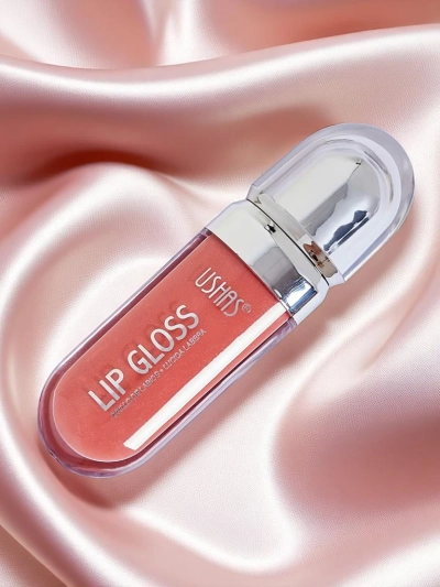 USHAS Блестящ гланц за устни, цвят Дълбоко розово