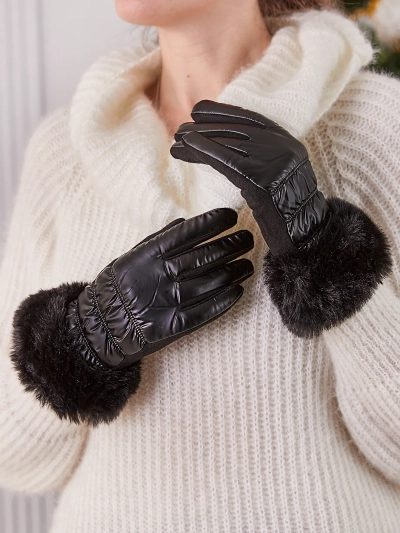 Ръкавици за жени на Royalfashion с кожена яка
