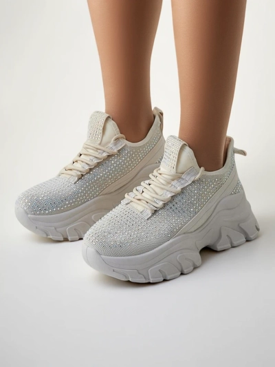 Royalfashion Дамски спортни кецове с камъчета Blysco