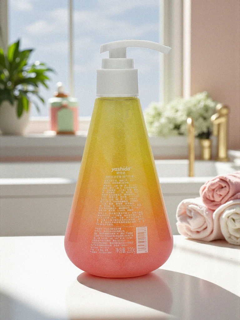 Yashida Избелваща паста за зъби Праскова-Мента