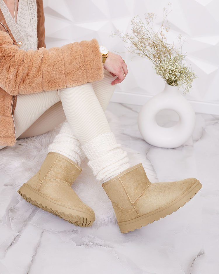 Royalfashion Кафяви ботуши a'la snow boots for women Nerlea