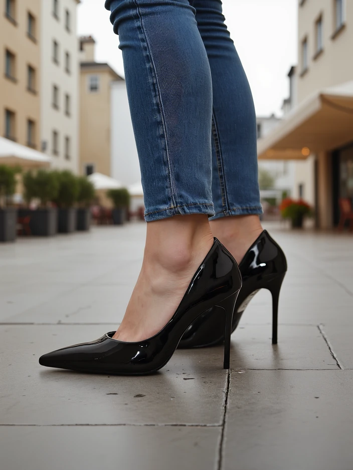 Royalfashion Женски класически заострени токчета Dofenis