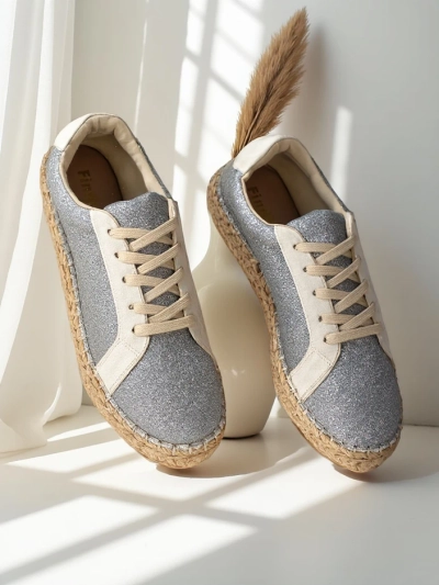 Royalfashion Дамски маратонки с блестящи елементи Sercele