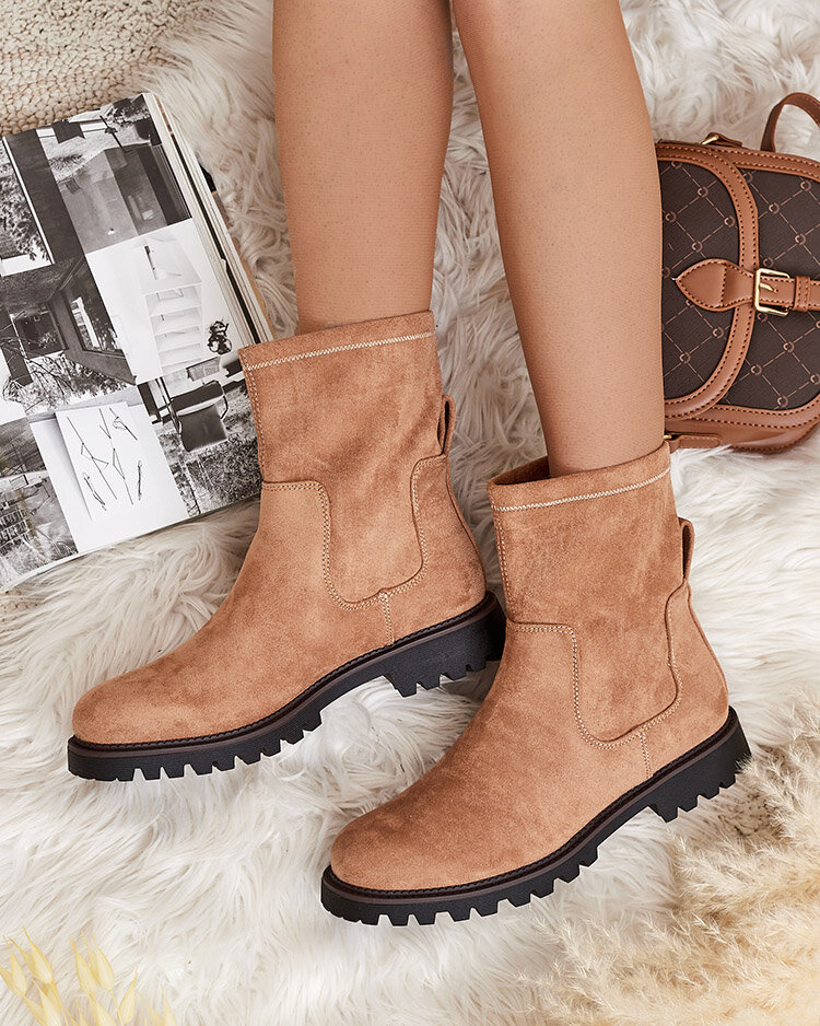 Royalfashion Дамски ботуши Gebimma от еко велур