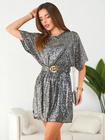 Дамска рокля Royalfashion с пайети