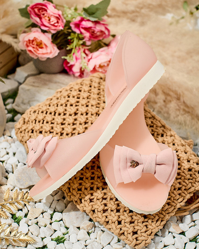 Royalfashion Дамски балерини Xollca Bow