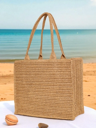 Royalfashion Голяма дамска сламена чанта Ariadne Raffia