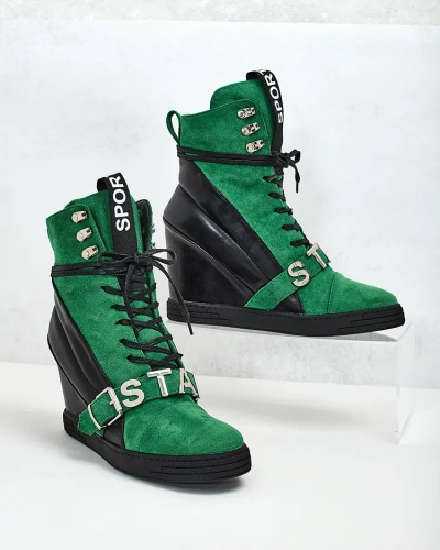 Royalfashion дамски боти Ronii на токчета