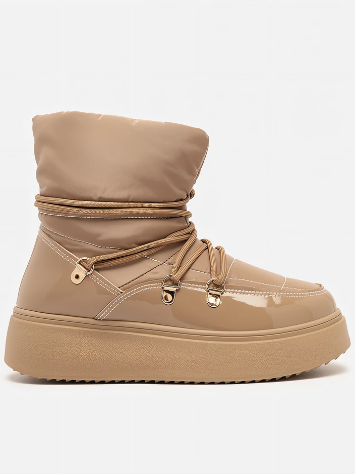 Royalfashion Дамски ботуши за сняг в кафяв цвят Dabenda