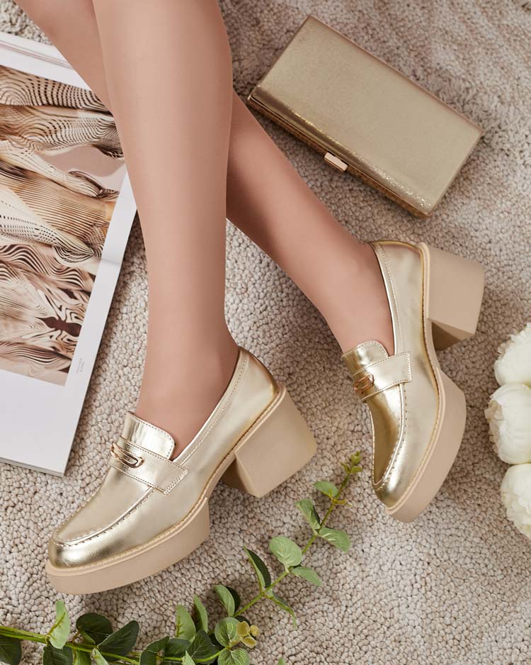 Royalfashion Дамски мокасини на ток Ralbali