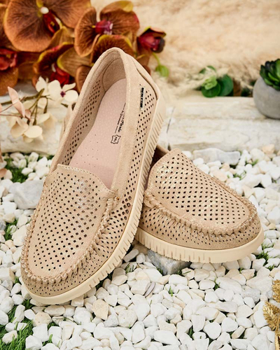 Royalfashion Дамски ажурни мокасини Nafis