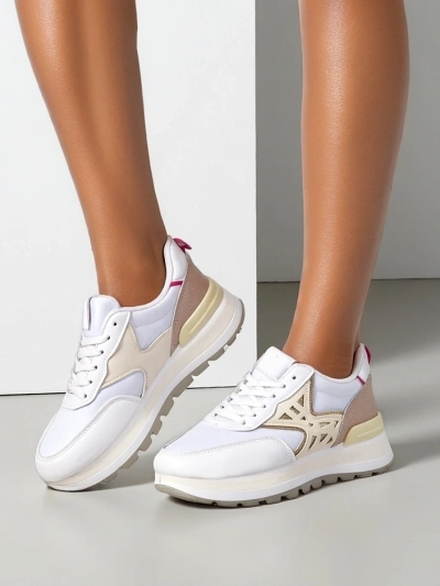 Royalfashion Дамски кецове с блестящи пана