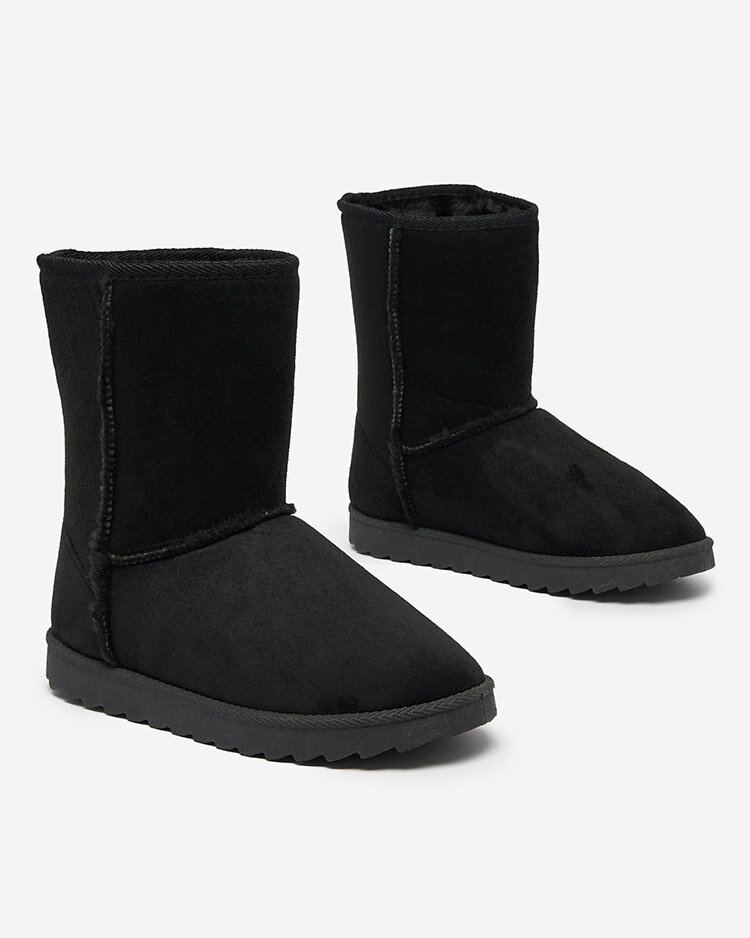 Royalfashion Черни ботуши a'la snow boots за жени Leaner